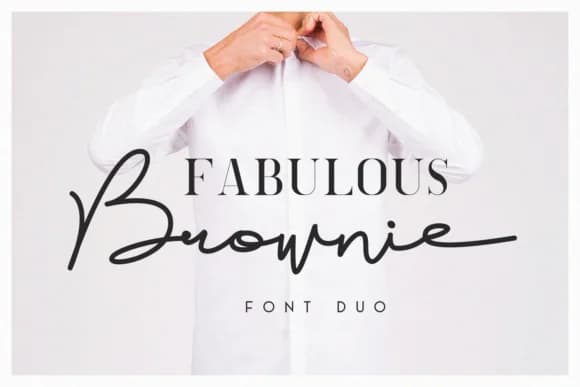 Brownie Duo Font by Factory738 — Script Handwritten Font