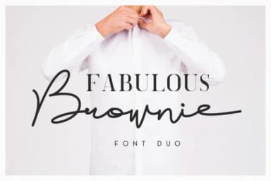 Brownie Duo Font by Factory738 — Script Handwritten Font — thumbnail 1