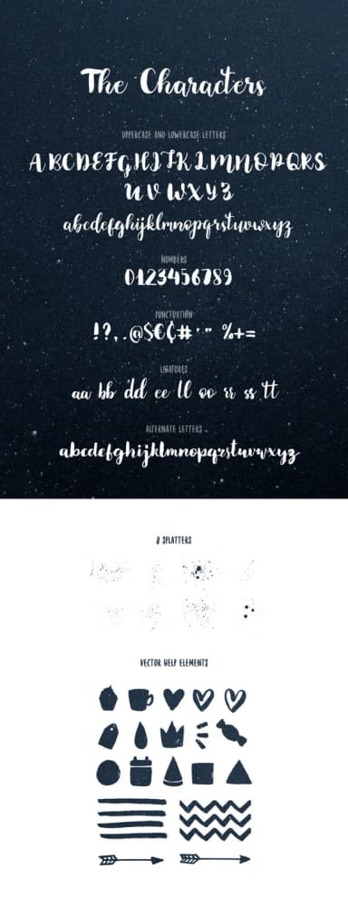 Brownie Font by Kavoon — Script Handwritten Font — thumbnail 8