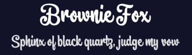 Brownie Fox by Ikiiko Type — Script Handwritten Font — thumbnail 2