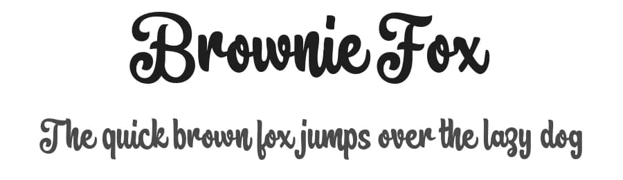 Brownie Fox by Ikiiko Type — Script Handwritten Font