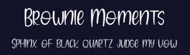 Brownie Moments by Rvandtype — Script Handwritten Font — thumbnail 2