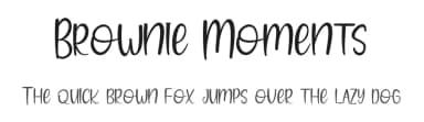 Brownie Moments by Rvandtype — Script Handwritten Font — thumbnail 1