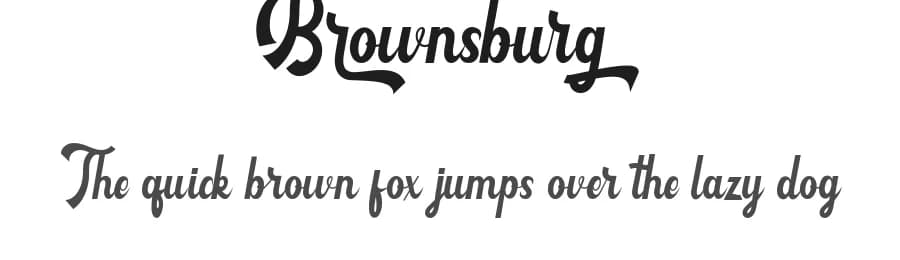 Brownsburg by RaisProject — Script Handwritten Font