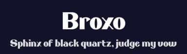 Broxo by Luxima — Sans Serif Font — thumbnail 2