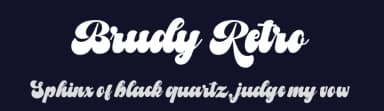 Brudy Retro by LetterFreshStudio — Script Handwritten Font — thumbnail 2