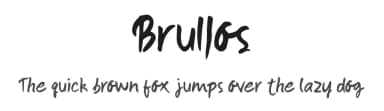 Brullos by Grontype — Script Handwritten Font — thumbnail 1