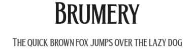 Brumery by Letterhend Studio — Serif Font — thumbnail 1