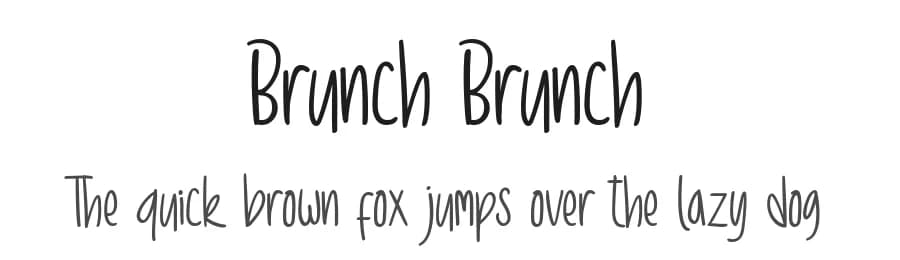 Brunch Brunch by Suhandi — Script Handwritten Font — preview 1