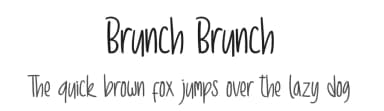 Brunch Brunch by Suhandi — Script Handwritten Font — thumbnail 1