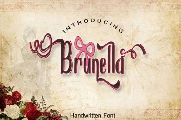 Brunella Font by dmletter31 — Script Handwritten Font