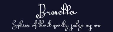 Brunella by Darno Wiyanto — Script Handwritten Font — thumbnail 2