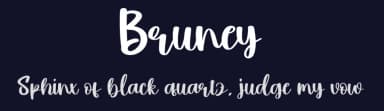 Bruney by Scratchones — Script Handwritten Font — thumbnail 2