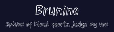Brunine by Holisfonts.com — Script Handwritten Font — thumbnail 2