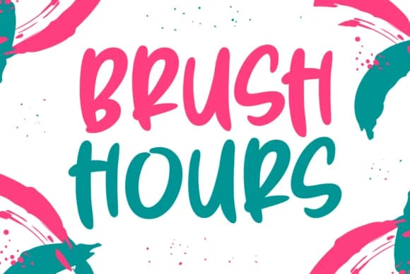 Brush Hours Font by Situjuh — Script Handwritten Font