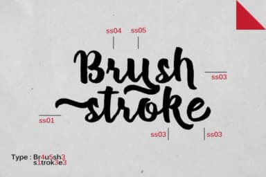 Brush Stroke Font by Atjcloth Studio — Script Handwritten Font — thumbnail 2