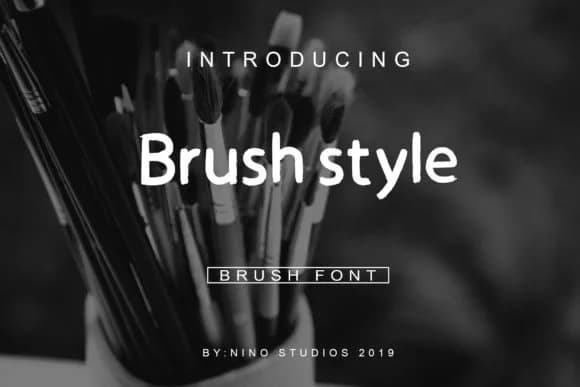 Brush Style Font by Nino Studios — Script Handwritten Font