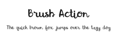 Brush Action by Graphicfresh — Script Handwritten Font — thumbnail 1