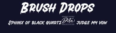 Brush Drops by Ditatype — Script Handwritten Font — thumbnail 2