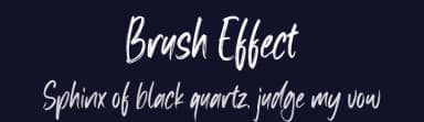 Brush Effect by NJ Studio — Script Handwritten Font — thumbnail 2