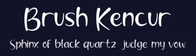 Brush Kencur by Say Studio — Script Handwritten Font — thumbnail 2