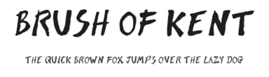 Brush of Kent by Kent Campbell — Script Handwritten Font — thumbnail 1