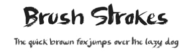 Brush Strokes by JSH creates — Script Handwritten Font — thumbnail 1