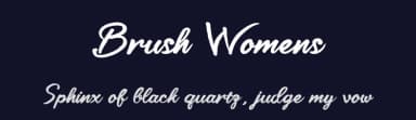 Brush Womens by Gado Gado — Script Handwritten Font — thumbnail 2