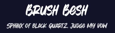 Brush Besh by Gassstype — Script Handwritten Font — thumbnail 2