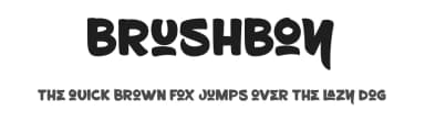 Brushboy by Petar Acanski — Script Handwritten Font — thumbnail 1