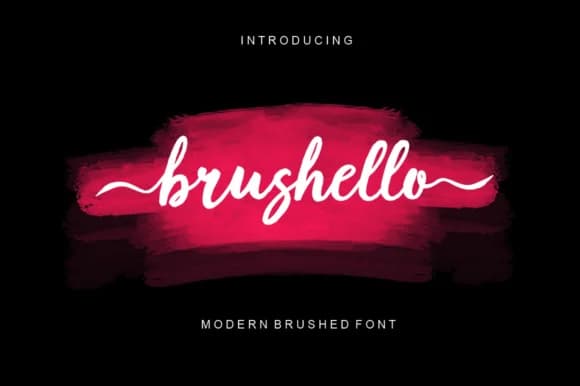 Brushello Font by scoothtype — Script Handwritten Font