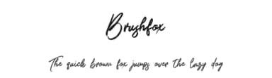 Brushfox by Thirtypath — Script Handwritten Font — thumbnail 1