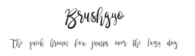 Brushgyo by Alit Design — Script Handwritten Font — thumbnail 1