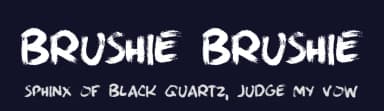 Brushie Brushie by Skyhaven Fonts — Script Handwritten Font — thumbnail 2