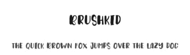 Brushkid by Pustudio — Script Handwritten Font — thumbnail 1
