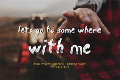 Brushly Fonta Font by geadesign — Script Handwritten Font — thumbnail 5