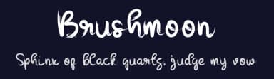 Brushmoon by Al Ghul — Script Handwritten Font — thumbnail 2