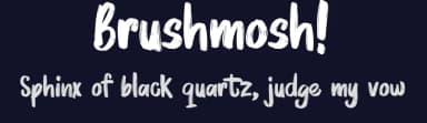 Brushmosh! by CconceptLab — Script Handwritten Font — thumbnail 2