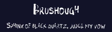 Brushough by hati — Script Handwritten Font — thumbnail 2