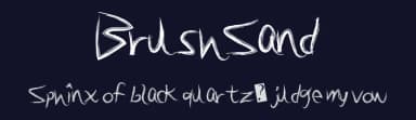 BrushSand by Xerographer Fonts — Script Handwritten Font — thumbnail 2