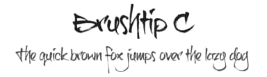 Brushtip C by JOEBOB graphics — Script Handwritten Font — thumbnail 1