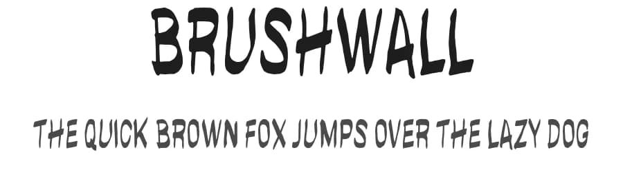 Brushwall by Peter Olexa — Script Handwritten Font