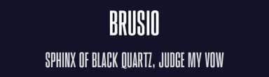 Brusio by James Barnardo — Sans Serif Font — thumbnail 2