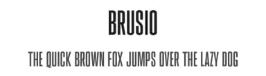 Brusio by James Barnardo — Sans Serif Font — thumbnail 1
