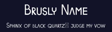 Brusly Name by Edric Studio — Sans Serif Font — thumbnail 2