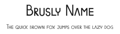 Brusly Name by Edric Studio — Sans Serif Font — thumbnail 1
