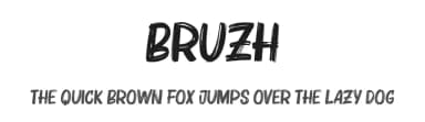 Bruzh by Garisman Studio — Script Handwritten Font — thumbnail 1
