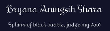Bryana Aningsih Shara by 7NTypes — Script Handwritten Font — thumbnail 2