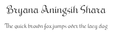 Bryana Aningsih Shara by 7NTypes — Script Handwritten Font — thumbnail 1