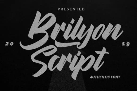 Brylion Script Font by Vunira — Script Handwritten Font